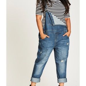 NWT: CITY CHIC Over-It-All  / Overalls Plus Size